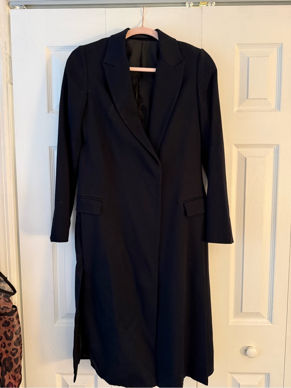 AllSaints Black Long Tailored Women's Dress